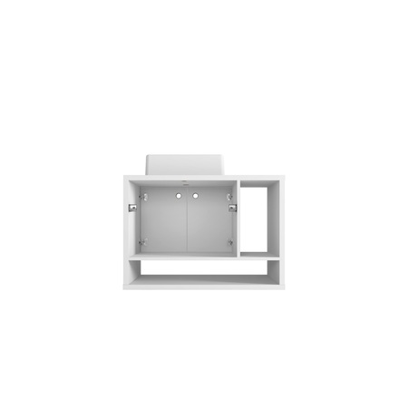 Manhattan Comfort Liberty Floating 31.49 Bathroom Vanity Sink, White 241BMC6